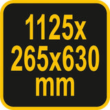 Spintelė dirbtuvėms | pakabinama | 1125 x 630 mm (58440)