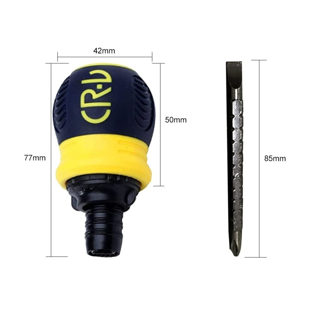 Daugiafunkcinis atsuktuvas teleskopinis terkšlinis | trumpas | rinkinys | 12 vnt. (RS12S)