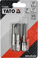Набор адаптеров | SDS - внешние квадраты 6,3 mm (1/4"), 10 mm (3/8"), 12,5 mm (1/2") | 3 шт.