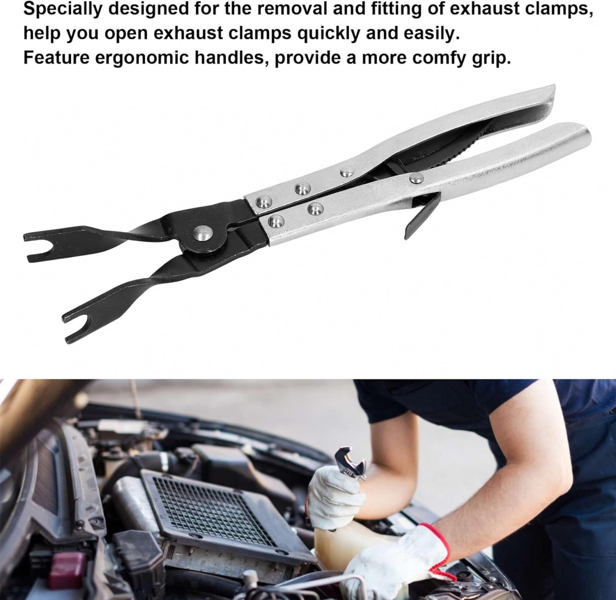 Išmetimo vamzdžio spaustuko nuėmimo replės (SK6747)