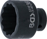 Galvutė smūginė | 12 kampų | 12,5 mm (1/2") | 36 mm (5316)