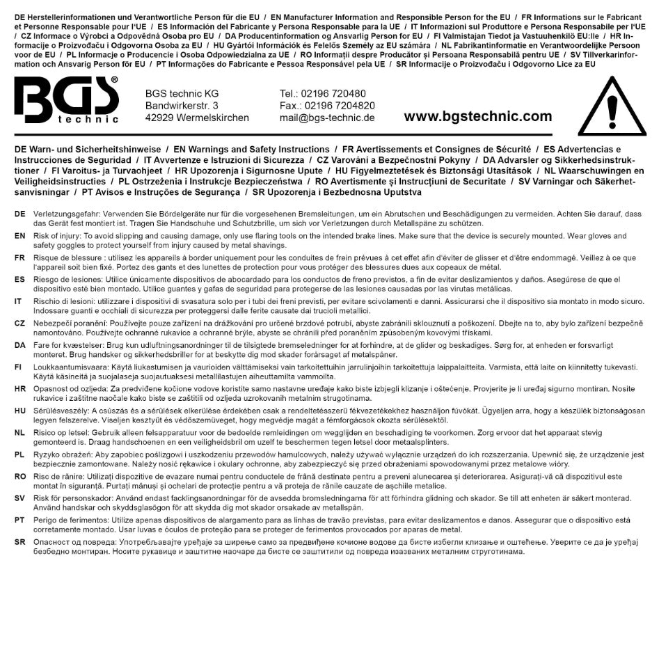 Užspaudimo antgaliai 5 mm BGS 3057 (3057-16)