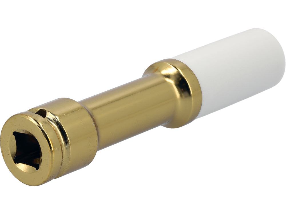 Galvutė smūginė ilga plonasienė prailginta | 150 mm | su plastikine apsauga | 12,7 mm (1/2") | 19 mm (YT-10592)