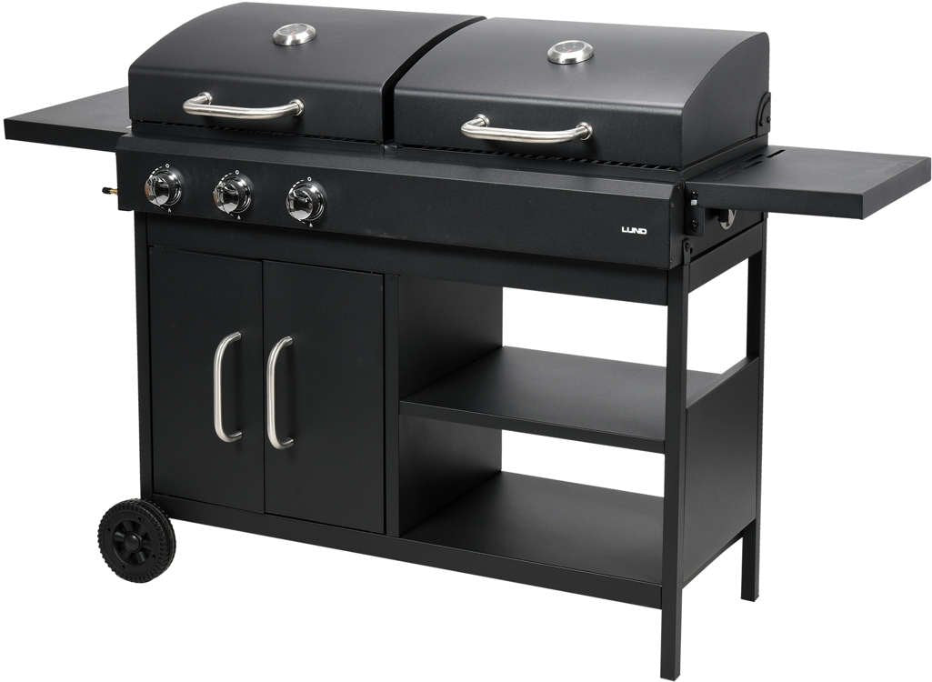 Lauko kepsninė / grilis 2 viename | anglis / dujos | 8,6KW (99649)