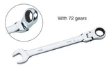 RATCHET WRENCH WITH FLEX HEAD | 19 MM (SJW6119)