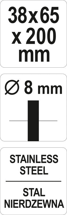 Šepetėlis vamzdeliams valyti 38 mm (YT-47698)