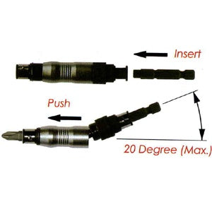 Держатель бит прямой/шарнирный 94 mm, 1/4"-1/4"