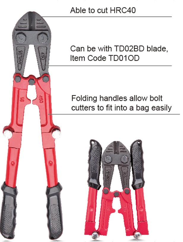 Varžtų pjoviklis | sulankstomos rankenos | 18" | 450 mm (FBC18)