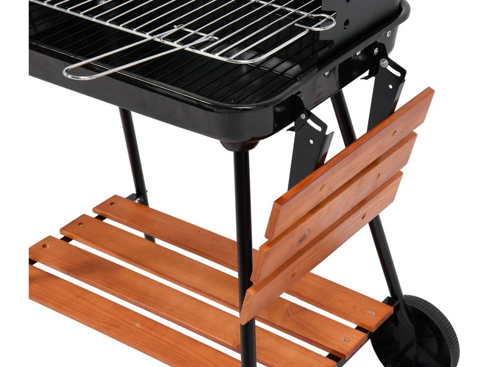 Lauko kepsninė / grilis | su lentynomis | 53X33 cm (99589)