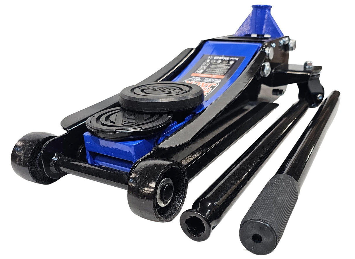 Domkratas su ratukais | hidraulinis | dvigubas stūmoklis | 3 t (FJ25-F)