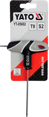 L tipo atsuktuvas TORX su rankena T9 (YT-05602)