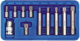 SCREWDRIVER BIT SET SPLINE M5-M12 11PCS (66770)