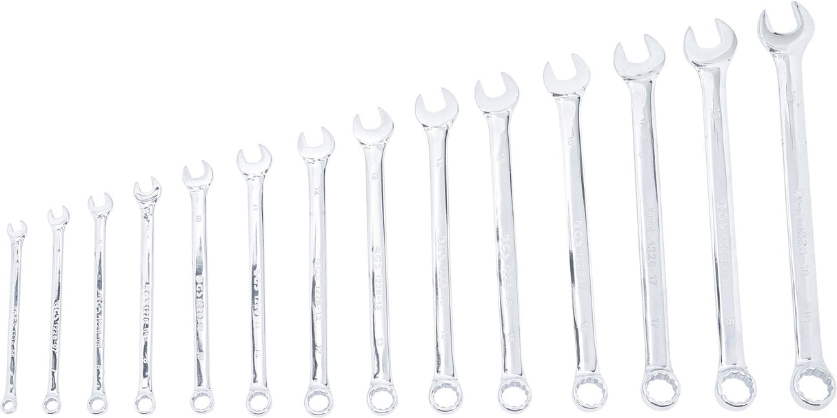 Kombinuotų pailgintų raktų komplektas | 6 - 19 mm | 14 vnt. (1228)