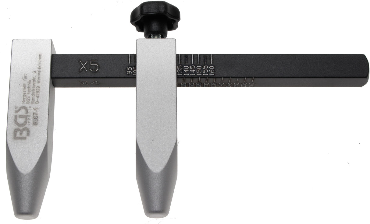 Ratų varžtų atstumo tarp skylių matuoklis aliuminis (8367-1)