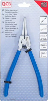 Replės stūmoklių / pavarų velenų žiedams | tiesios (66107)