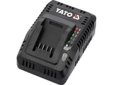 2 x 4.0 Ah baterijų ir greito 4.5A įkroviklio rinkinys | 18V (YT-828510)