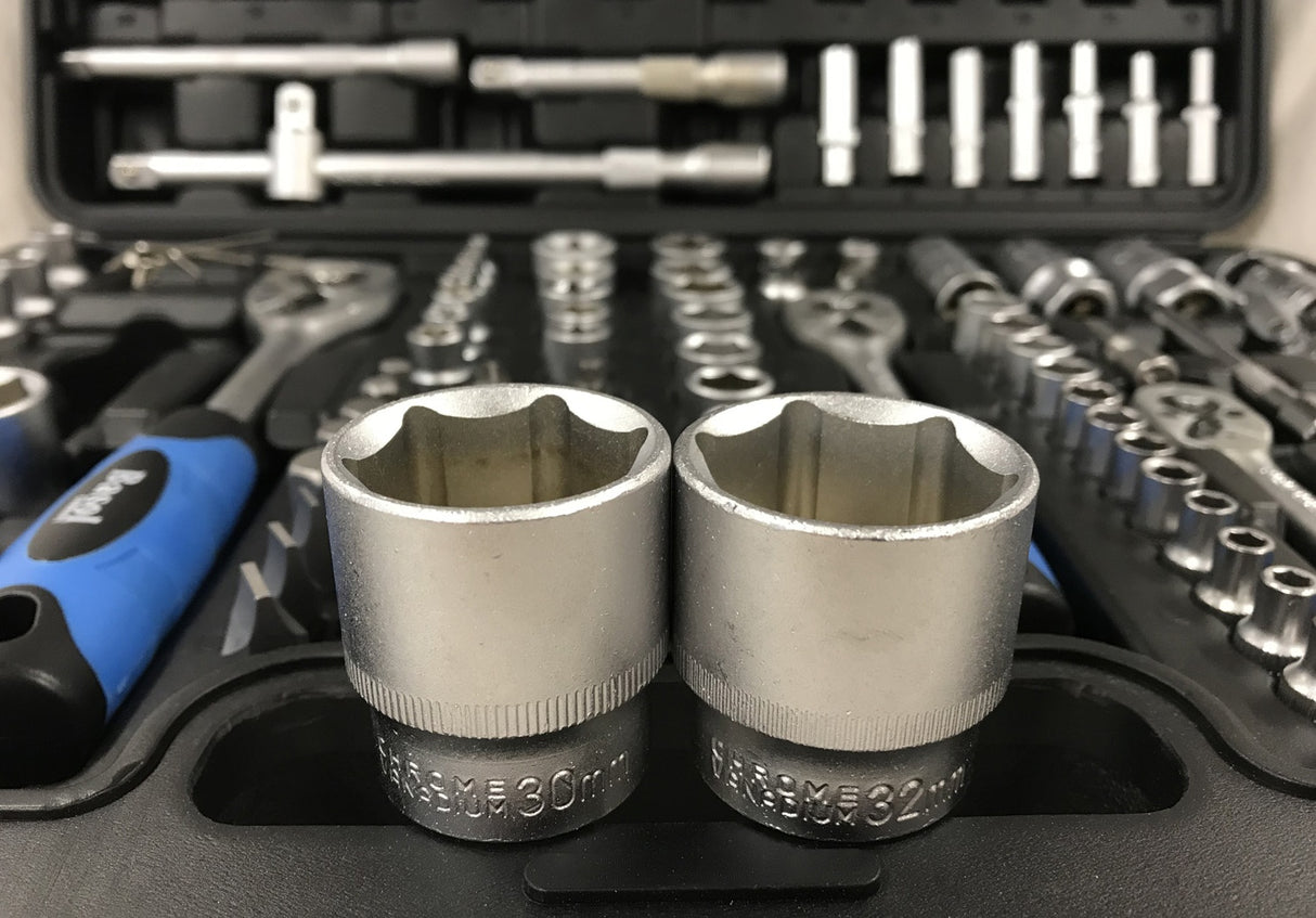 Įrankių rinkinys | 6.3 mm (1/4") / 10 mm (3/8") / 12,5 mm (1/2") | 173 vnt. (BS121173)