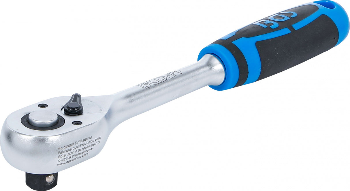 Terkšlinis raktas reversinis | tiesus | smulkūs dantukai | 12,5 mm (1/2") (682)