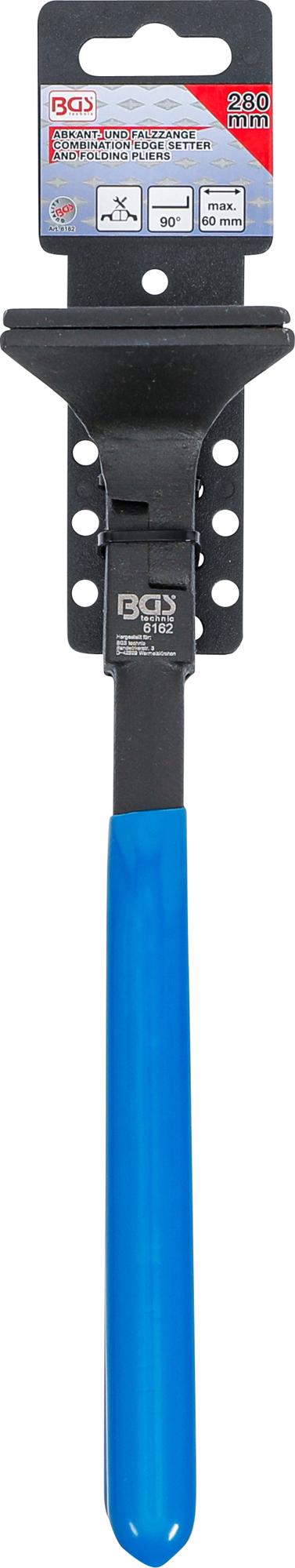 Kombinuotos kraštų nustatymo ir lankstymo replės | 90° nuokrypis | 280 mm (6162)