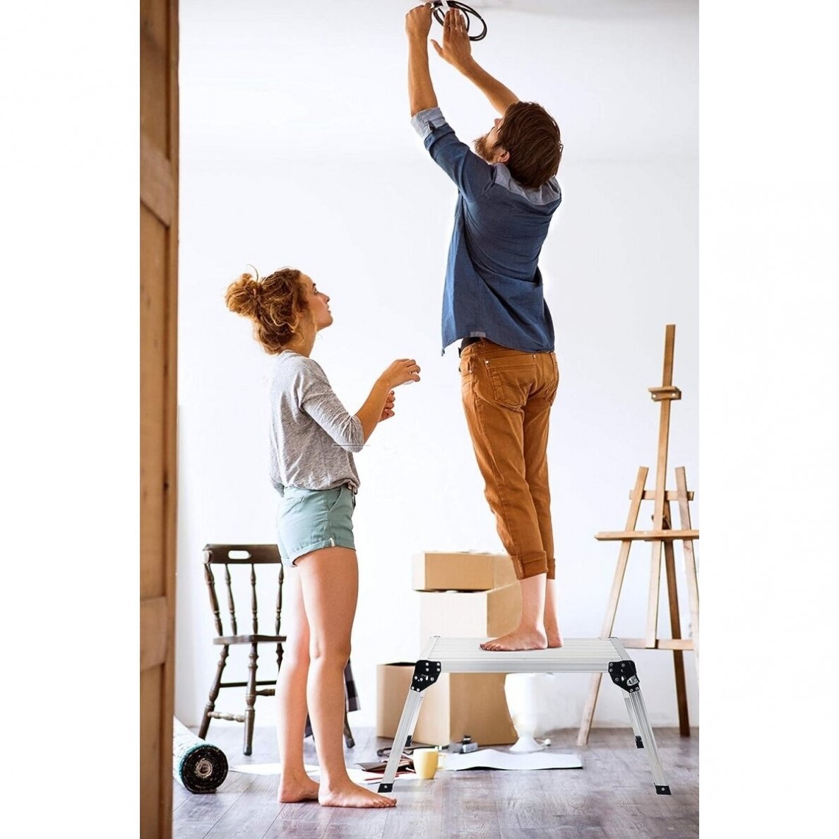 Sulankstoma aliuminė platforma | 112*40*50 cm (FAP001)