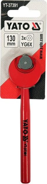 Stiklo rėžtukas | 3 reguliuojami pjovimo ratukai / yg6x karbidas (YT-37391)