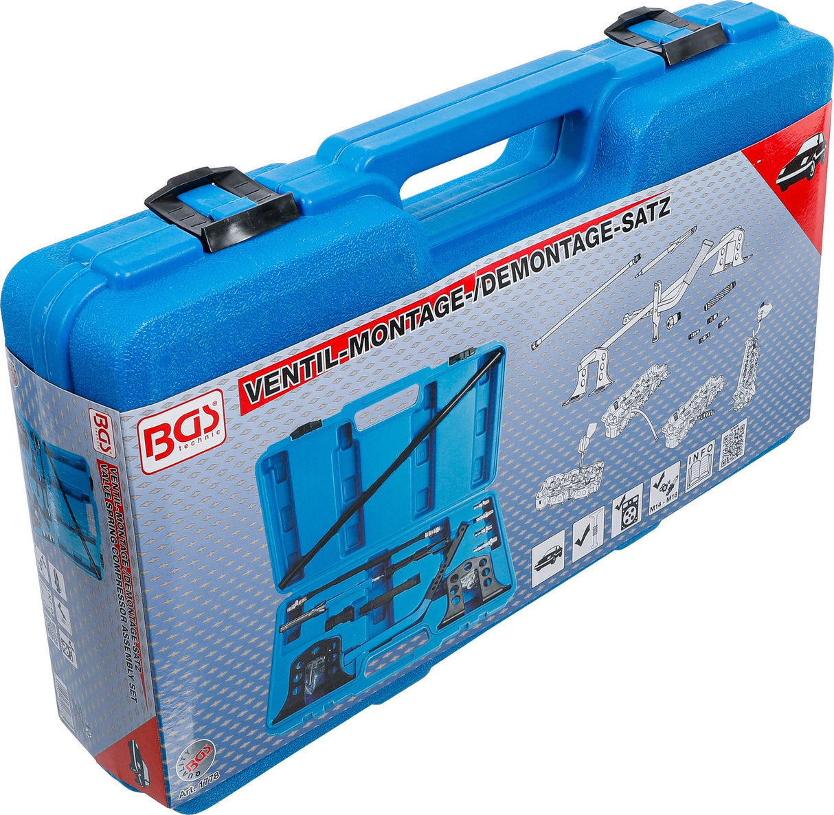 Vožtuvų nuspaudėjo komplektas pneumatinis | 13 vnt. (1778)