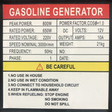 Generatorius benzininis | AC/DC | 750W 2KM 230V (SK950)