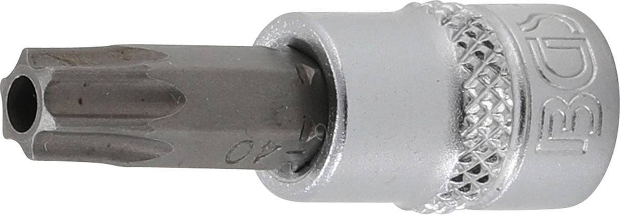 Бита-прессованная в головку | 6.3 mm (1/4") | T-star с отверстием (Torx) T40