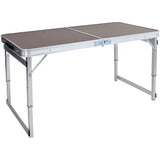 Sulankstomas stalas / prekystalis | aliuminis | kvadratinis vamzdis | reguliuojamas aukštis (LC02)