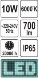 COB LED LAMP WITH STAND 10W, 700 LUMENS (YT-81802)