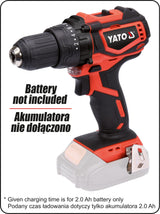 Akumuliatorinis gręžtuvas / suktukas bešepetėlinis be akumuliatoriaus (YT-82795)