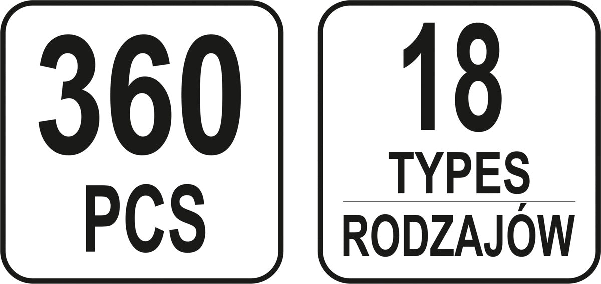 Automobilinis klipsų asortimentas Toyota, Lexus | 360 vnt. (YT-06650)