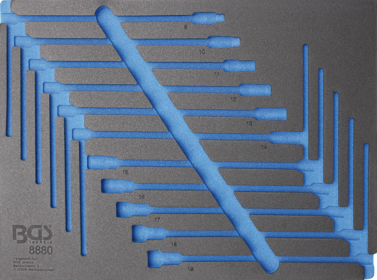 Įrankių dėklas 3/3, tuščias | nuo BGS 8880 (8880-1)