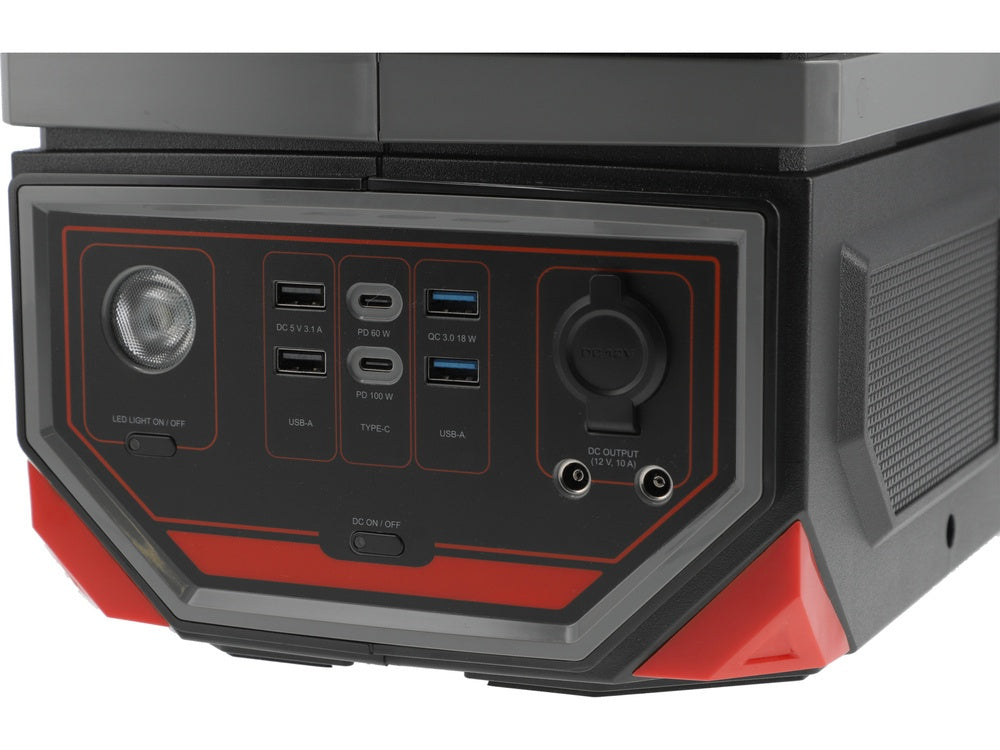 Nešiojama maitinimo stotis 1200 W SU UPS, 917 WH, 230 V, USB-C PD | power bank (YT-83092)