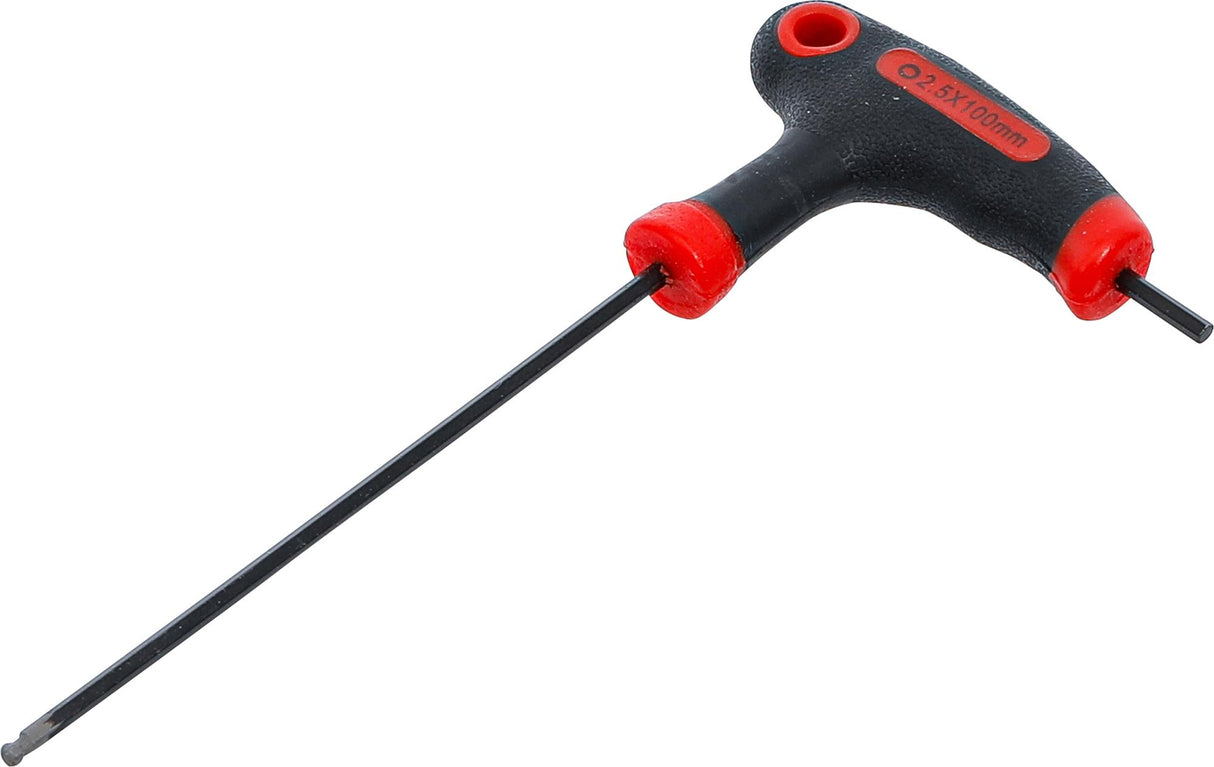 T-rankenėlė atsuktuvas | Hex šešiakampis / Hex šešiakampis su šarnyru | 2,5 mm (7882-2.5)