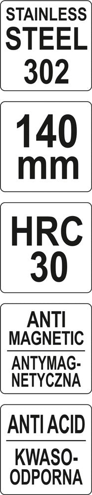 Pincetas | 140 mm (YT-6903)