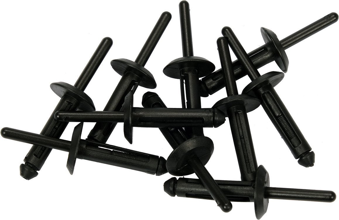 Kniedės plastikinės | 5,0 x 17,2 mm | 10 vnt. (YT-35982)
