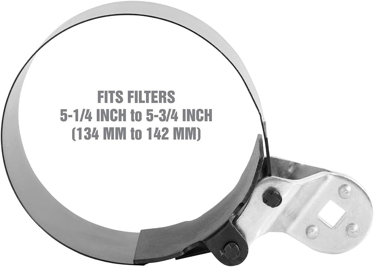 Tepalo filtro raktas juostinis | sunkvežimiams | Ø 134 - 142 mm (SK25233)