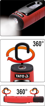 WORK LAMP RECHARGEABLE | SMD LED 3.5W + 3W (YT-08508)