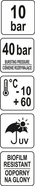 Sodo / laistymo žarna | 5 sluoksnių | 1/2" 35 m (89382)