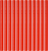 Karštų klijų lazdelės | raudonos | 7,2X100 mm | 12 vnt. (YT-82442)