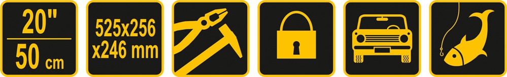 Įrankių dėžė plastikinė | 20" (78813)