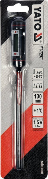 Skaitmeninis termometras su nerūdijančio plieno jutikliu (YT-72971)