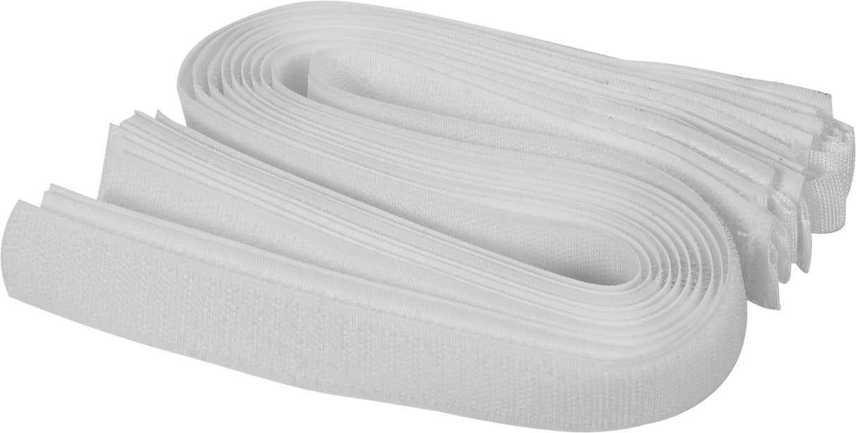 Стяжки для кабелей с velcro | белые | 450 mm / 10 шт.