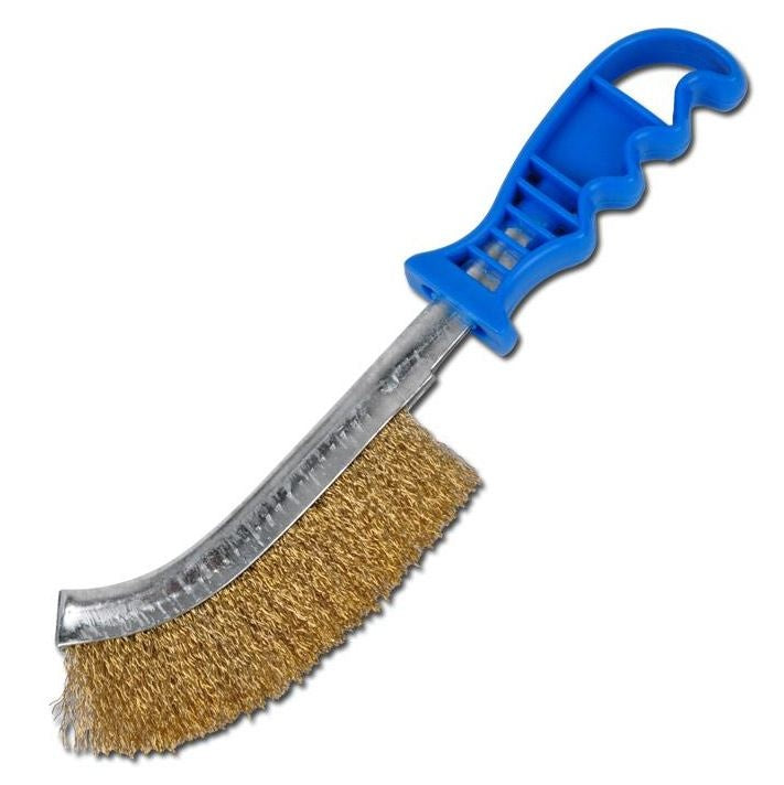 Plieninis šepetys | padengtas žalvariu | 260 mm (3172)