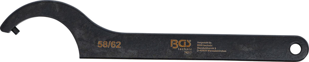 Veržliaraktis užmetamas | su antgaliu | 58 - 62 mm (74217)