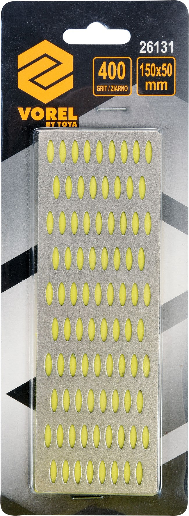 Galąstuvas deimantinis | perforuota plokštelė | 150 X 50 mm | P 400 (26131)