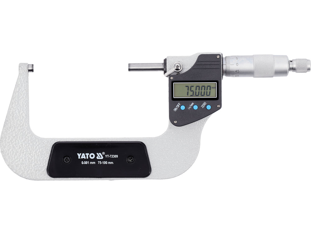 Mikrometras skaitmeninis | 75-100 mm / 0,001 mm (YT-72309)