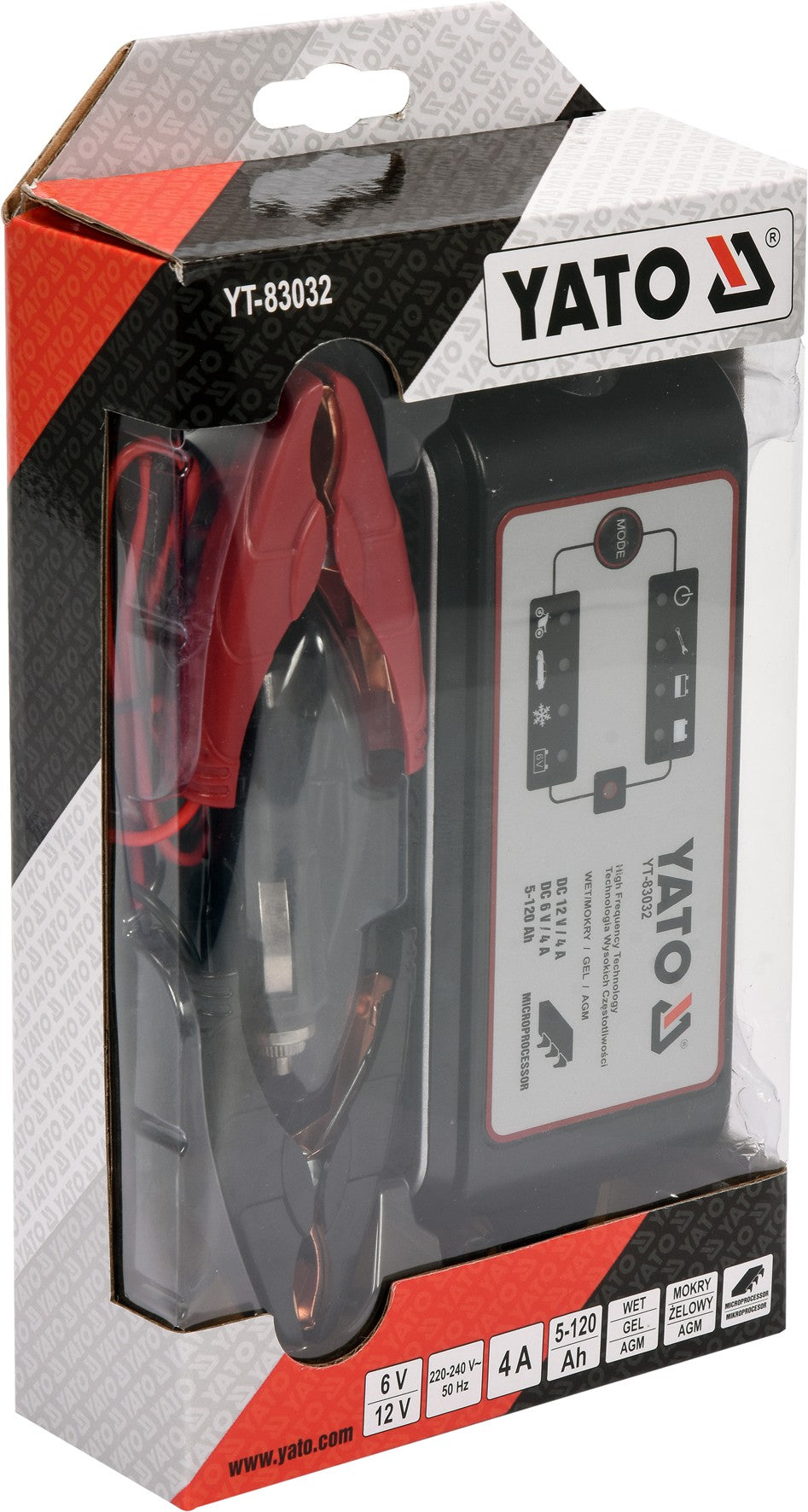 Elektroninis įkroviklis | 6-12V/4A (YT-83032)