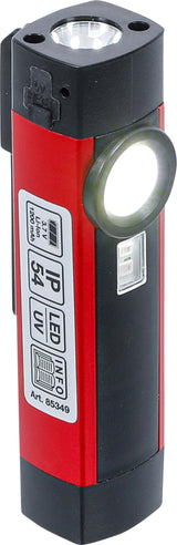 COB LED / UV-aliuminė rankinė lempa | 1 W (85349)